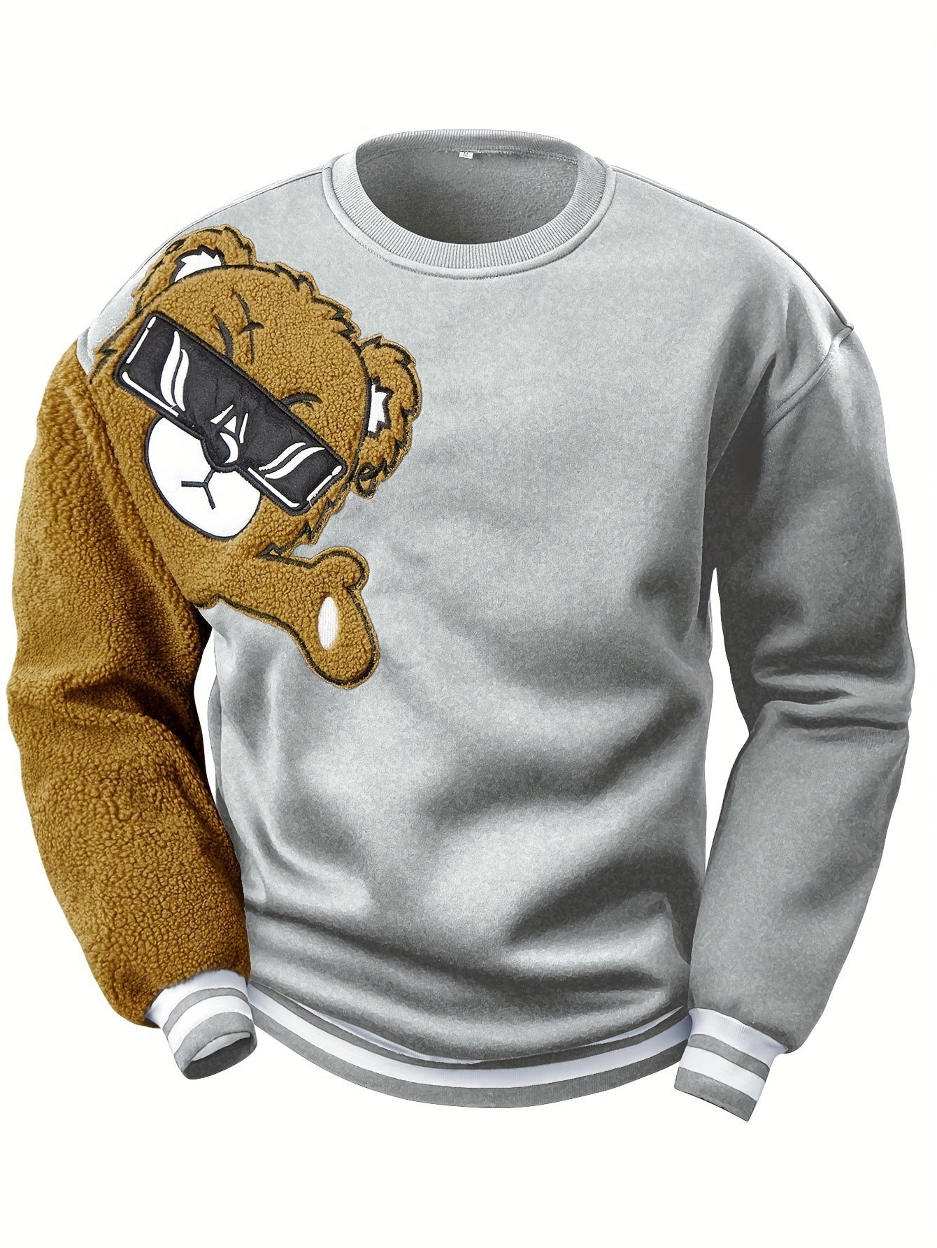 Sweat-shirt homme Ours de dessin animé Cadeau amusant