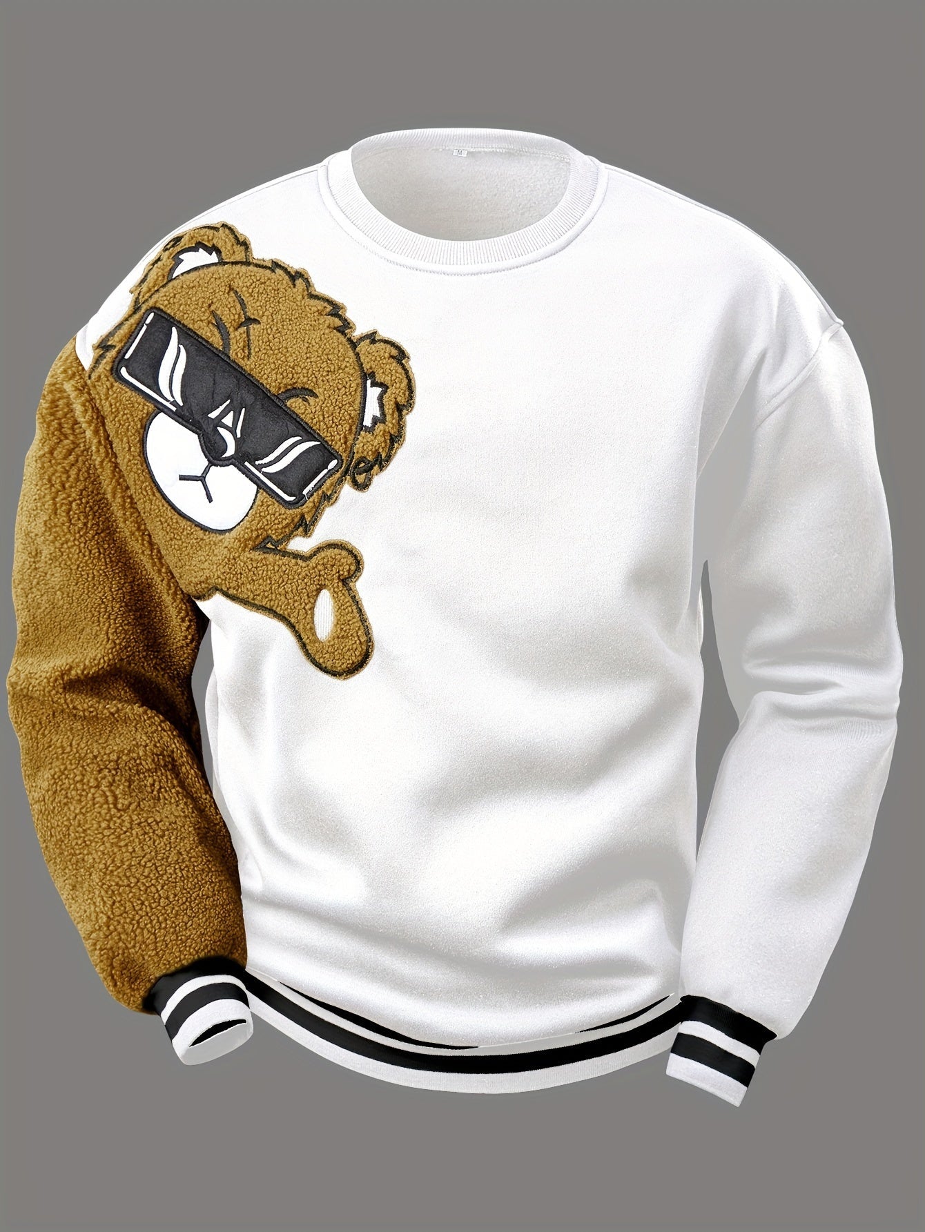 Sweat-shirt homme Ours de dessin animé Cadeau amusant