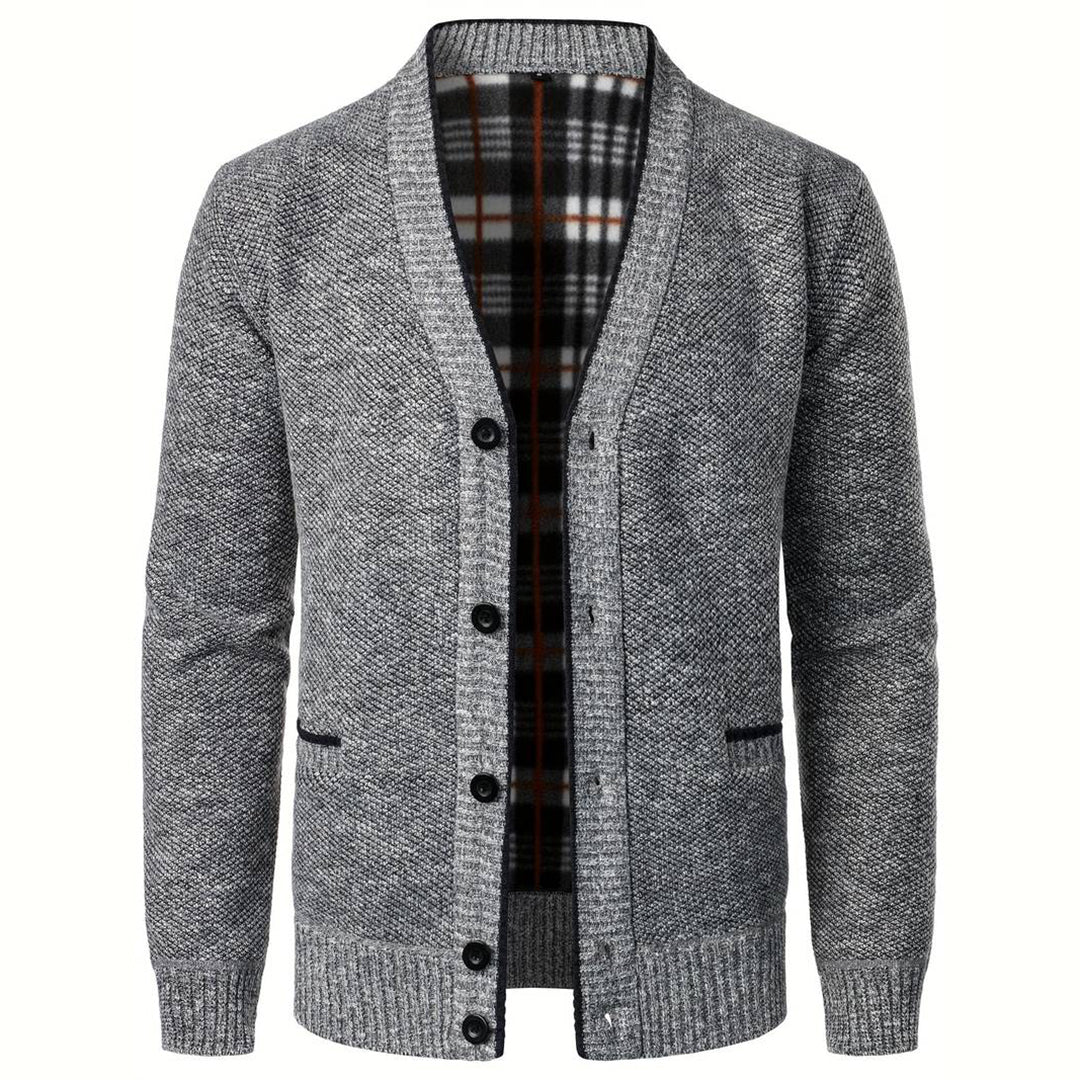Cardigan homme col V moderne