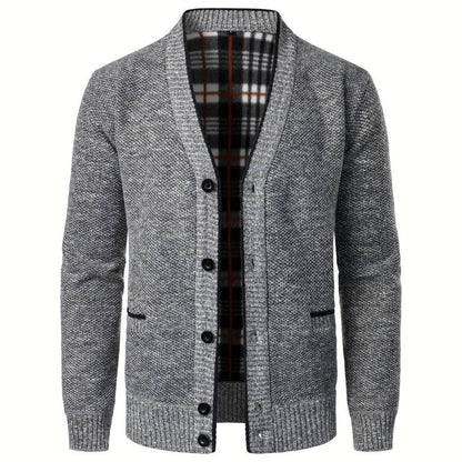 Cardigan homme col V moderne