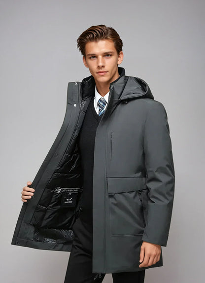 Parka de printemps imperméable pour homme