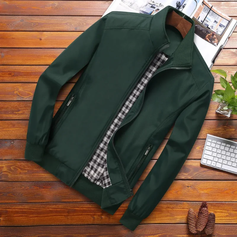 Veste d'été pour homme, coupe-vent, légère et élégante