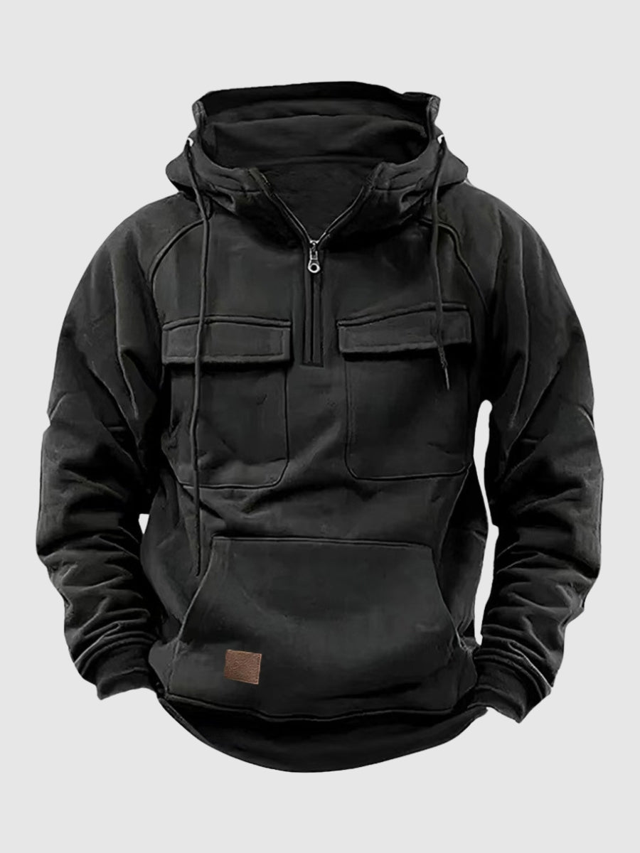 Herren Winterhoodie Warm Isoliert - IdealeKleiden