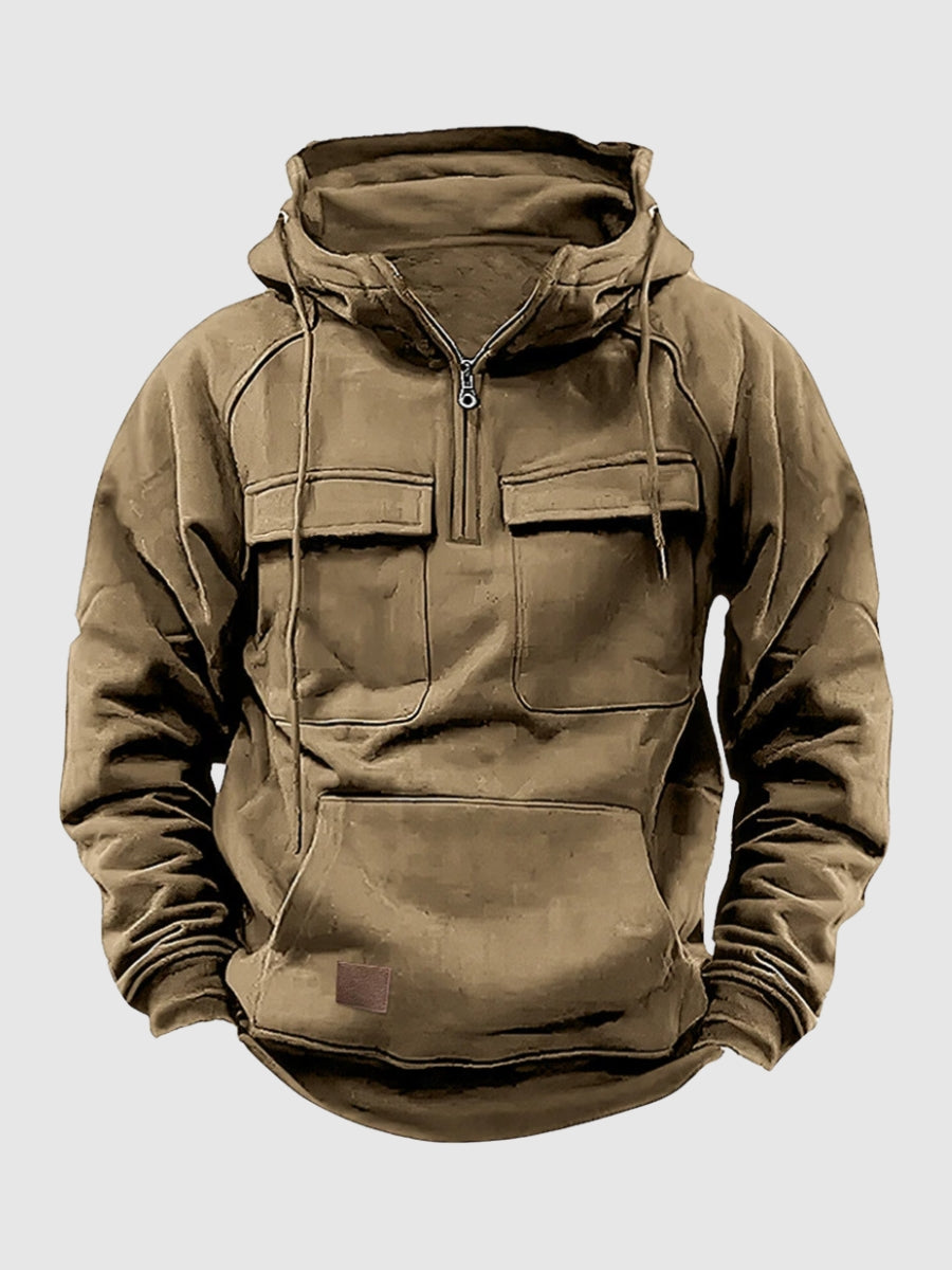 Sweat à capuche d'hiver homme chaud isolé