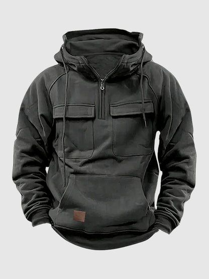 Sweat à capuche d'hiver homme chaud isolé