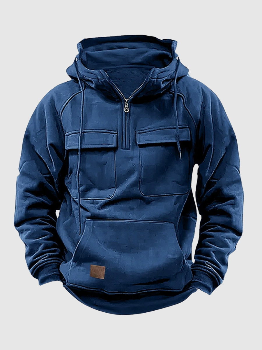 Sweat à capuche d'hiver homme chaud isolé