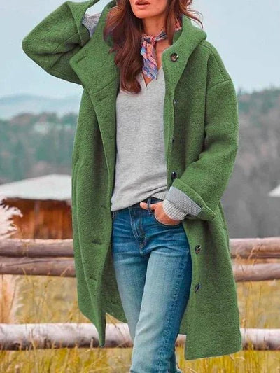 Manteau d'hiver femme élégant, décontracté et chaud