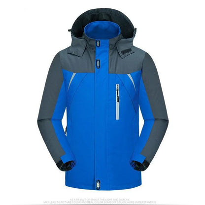 Veste d'hiver homme bicolore moderne