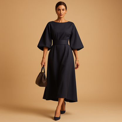 Robe pour femme au design élégant avec ceinture à la taille