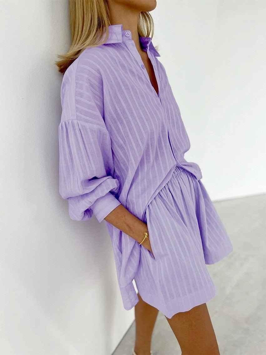 Robe d'été rayures couleurs pastel