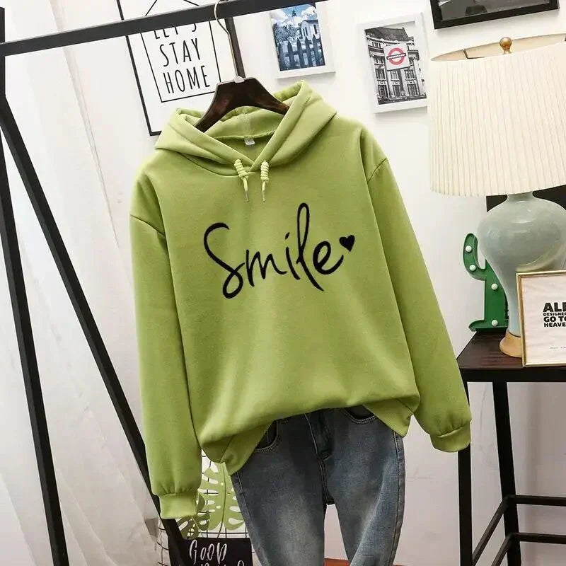Sweat à capuche femme Amour Smile Design