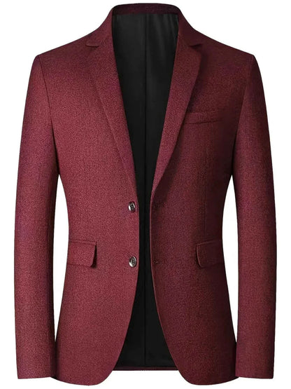 Veste de costume élégante cintrée pour homme