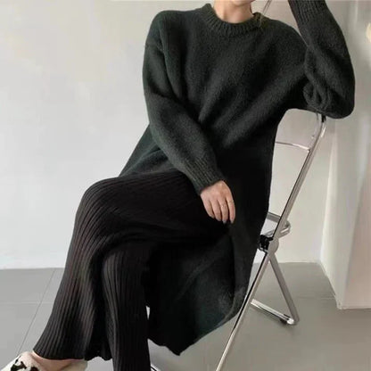 Robe pull d'hiver élégante Décontractée Chic