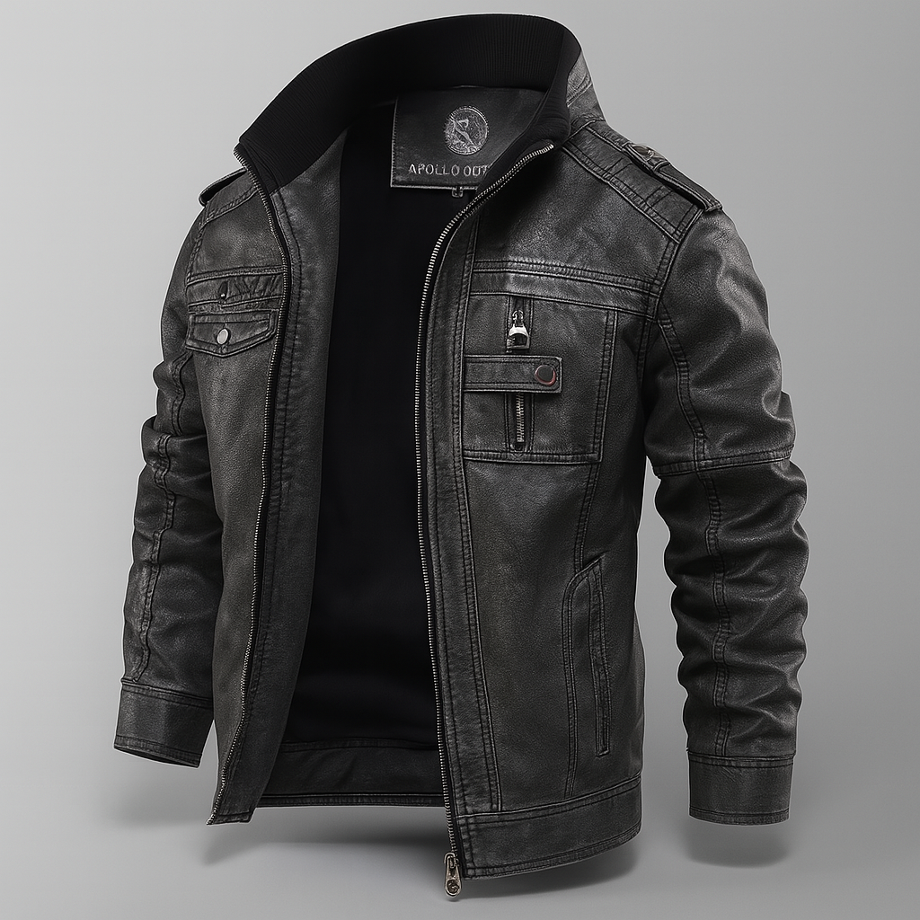Élégante veste en cuir | Cuir véritable stylé pour femmes et hommes