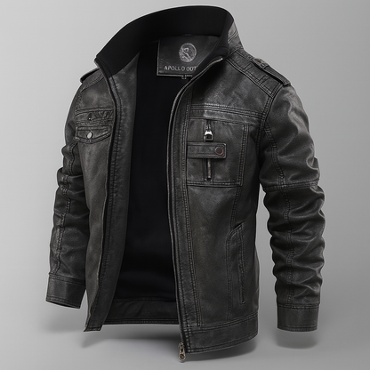 Élégante veste en cuir | Cuir véritable stylé pour femmes et hommes