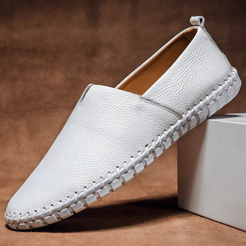 Mocassins élégants en cuir pour homme, qualité luxe