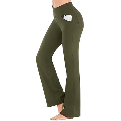 Pantalon femme moderne coupe évasée