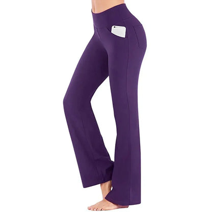 Pantalon femme moderne coupe évasée
