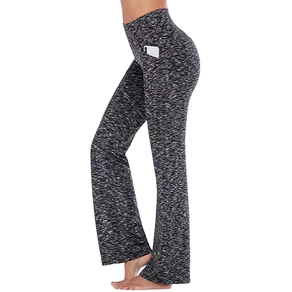 Pantalon femme moderne coupe évasée