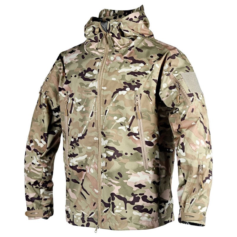 Veste d'extérieur déperlante à capuche