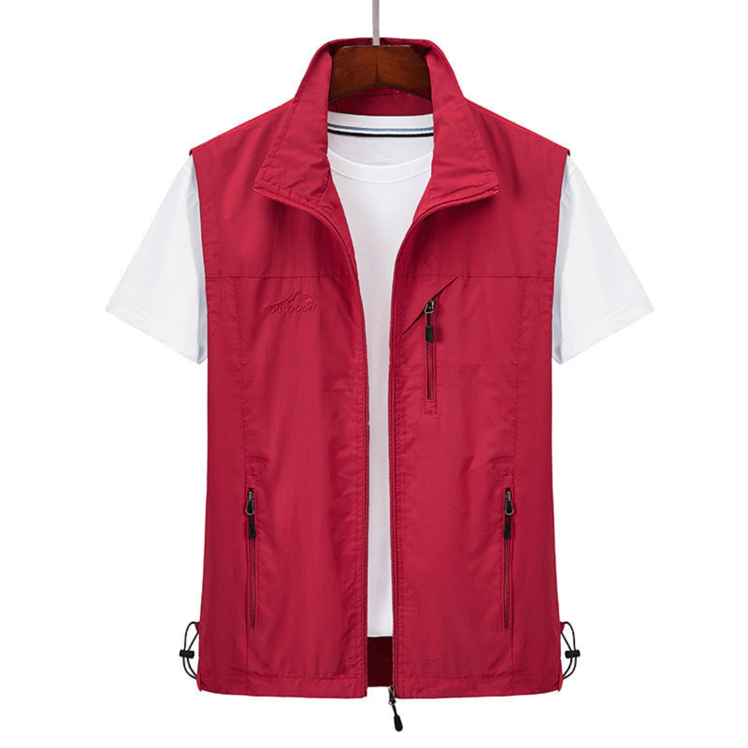 Gilet sportif Léger Respirant Fermeture éclair