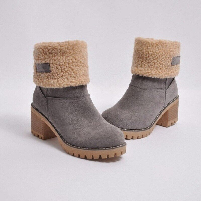 Winterstiefel Gefüttert Warm - IdealeKleiden