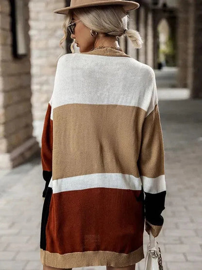 Damen Strickpullover Frauen Pullover Trendy - IdealeKleiden