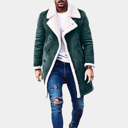 Manteau d'hiver élégant pour homme, chaud