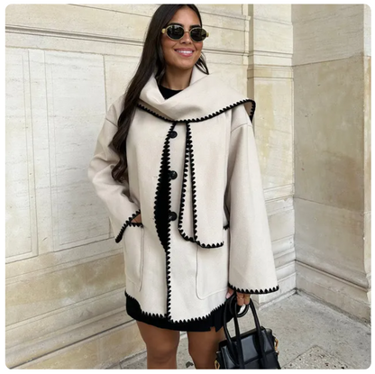 Veste d'hiver élégante pour femme, moderne