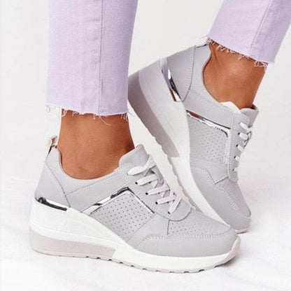 Damen Sneaker Bequem Gedämpft - IdealeKleiden