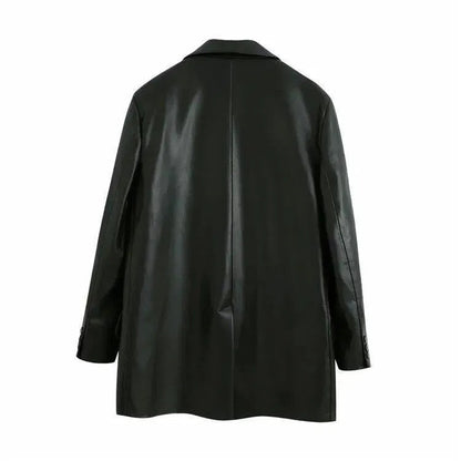 Große Damenblazer Lässig Chic Oversized - IdealeKleiden