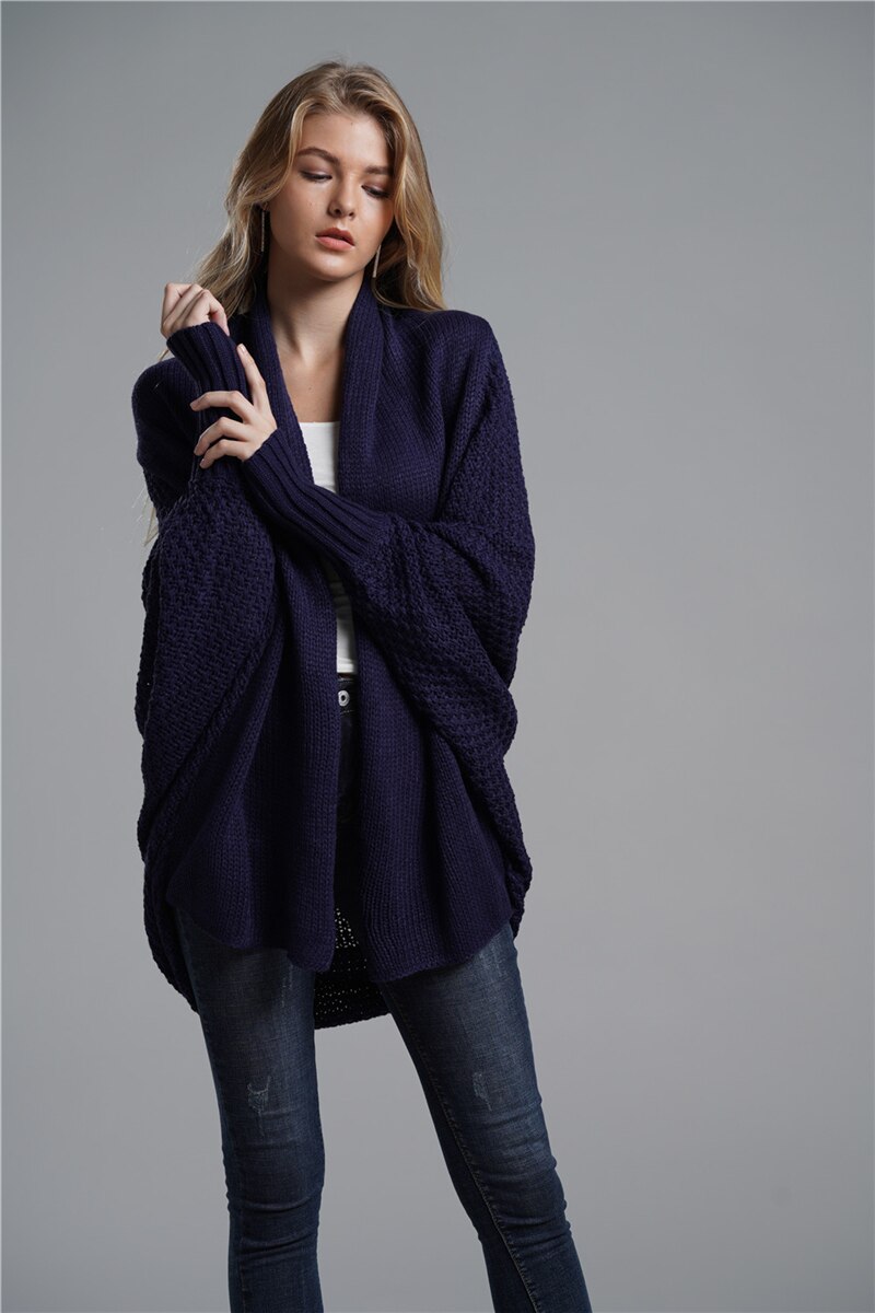 Gilet chic coupe chauve-souris pour femme