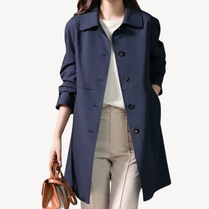Manteau Femme Élégant Boutons