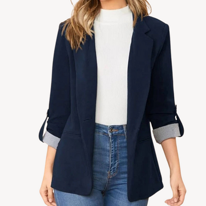 Veste décontractée pour femme manches 3/4 élégante
