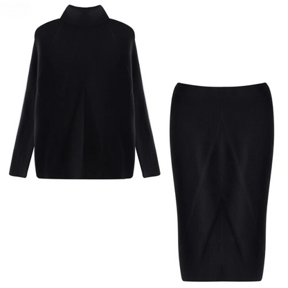 Robe élégante pour femme à manches longues mi-mollet