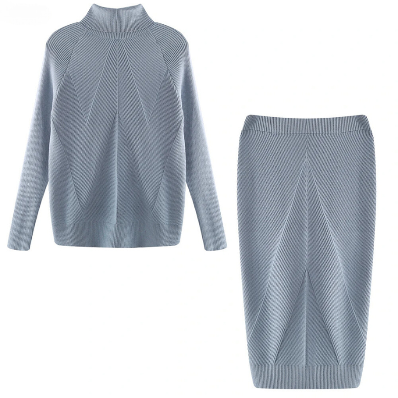 Robe élégante pour femme à manches longues mi-mollet