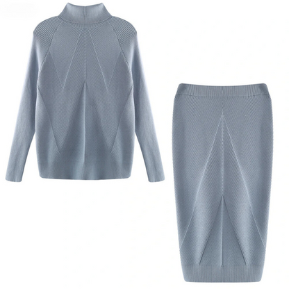Robe élégante pour femme à manches longues mi-mollet