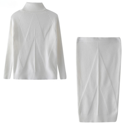 Robe élégante pour femme à manches longues mi-mollet