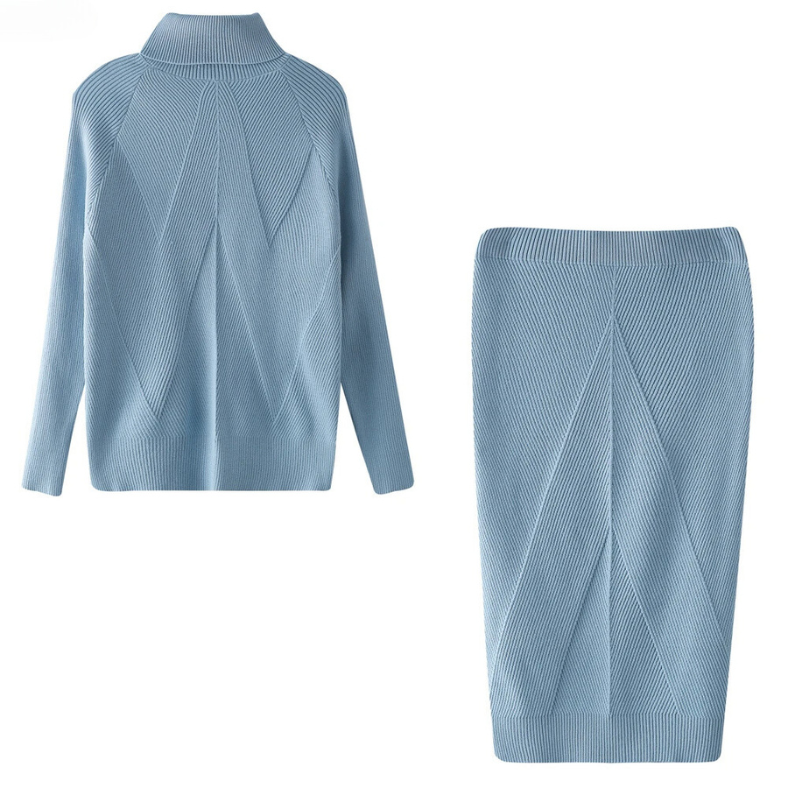 Robe élégante pour femme à manches longues mi-mollet