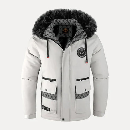 Nikolaus - Wärme-Daunenjacke Kapuze Schneidern Winterjacke - IdealeKleiden