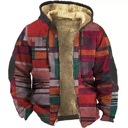 Gilet à capuche coloré et sportif pour hommes