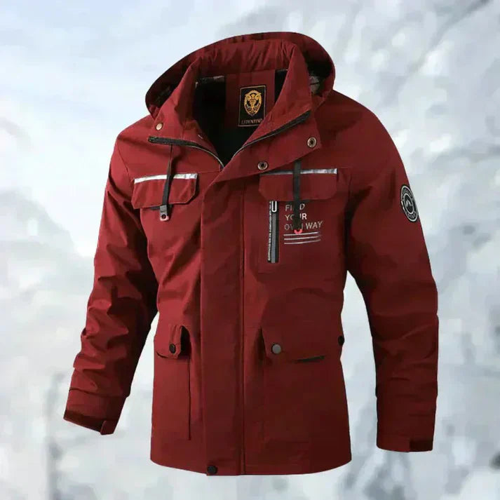 Veste homme déperlante style carreaux