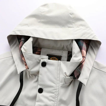 Veste homme déperlante style carreaux