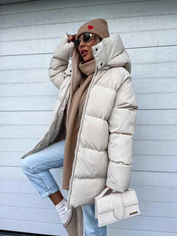 Winterjacke Damen Zeitloser Stil - IdealeKleiden
