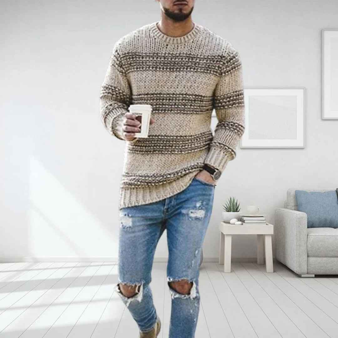 Wollpullover Herren Norweger Design - IdealeKleiden