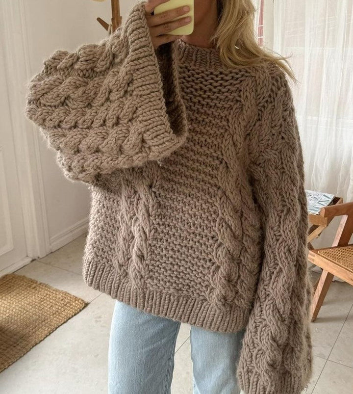 Pull-overs torsadés élégants pour femmes