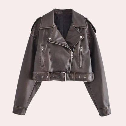 Blouson moto femme moderne été