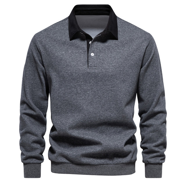 Polo-pull pour homme de qualité supérieure