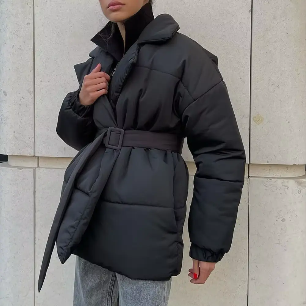 Veste d'hiver chaude en coton pour femme
