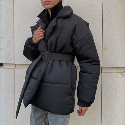 Veste d'hiver chaude en coton pour femme